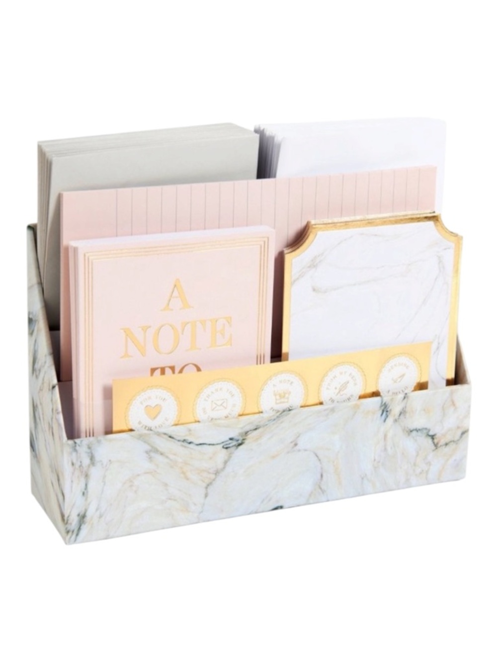Mara Mi Marble Stationery Desk Set